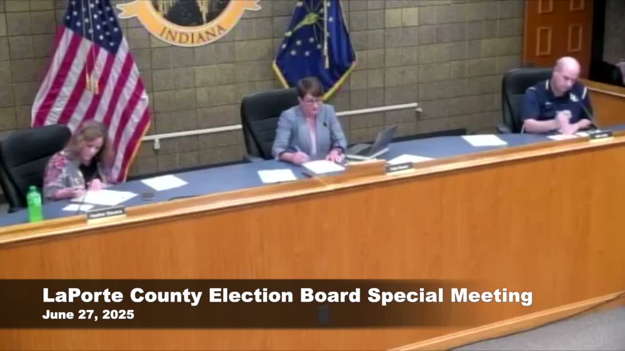 LaPorte County election board outlines enforcement steps, training and new CFA-1 filing requirement for elected officials