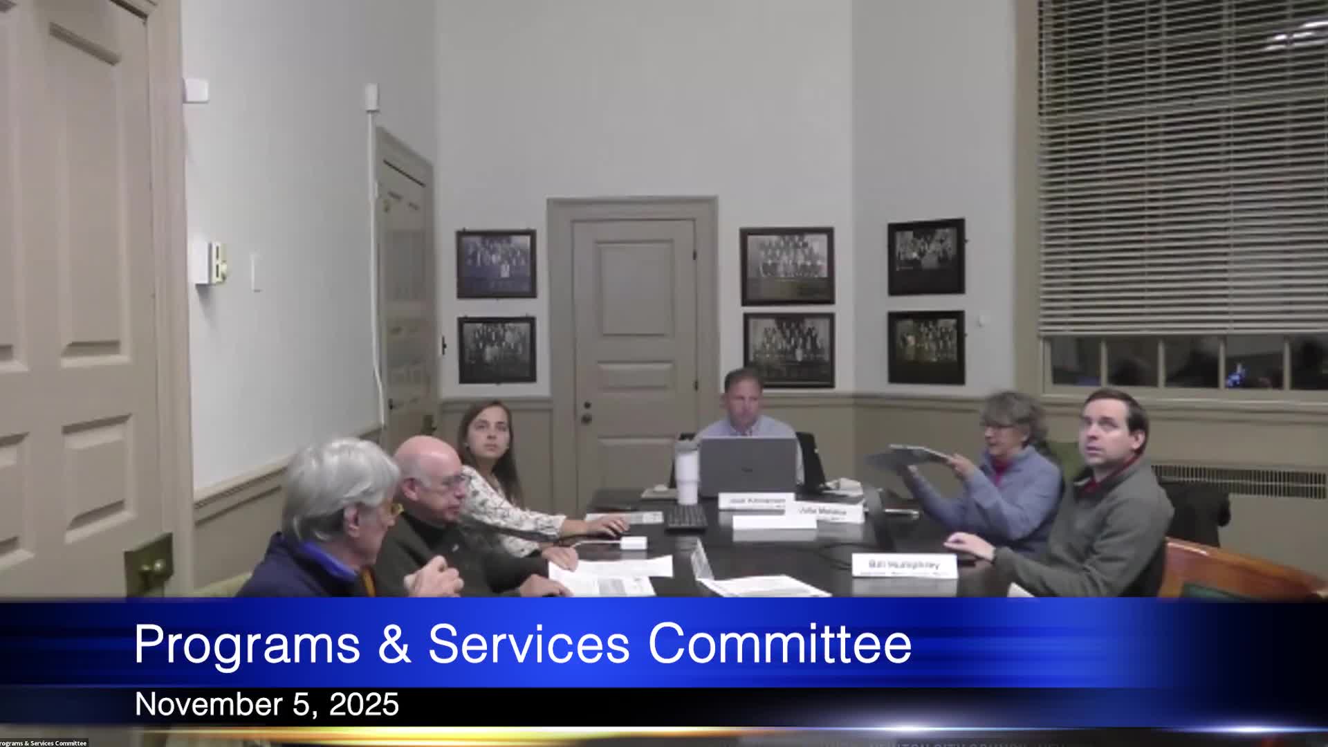 Programs & Services Committee holds Ellen Penso’s nomination to the Council on Aging