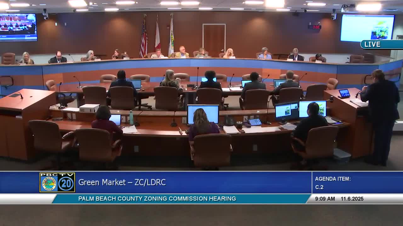 Zoning commission recommends merging green-market rules to ease approvals for weekend markets