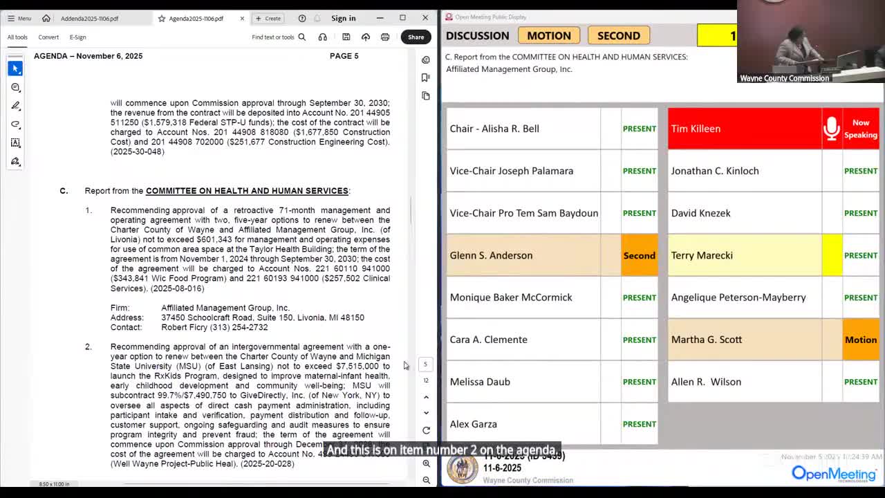 Wayne County approves RxKids cash pilot to give expectant mothers direct payments in six cities
