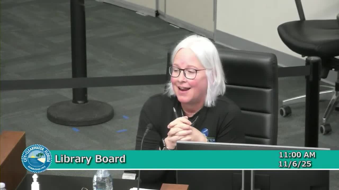 Library director reports 8% FY2026 cut, Beach pop-up opening, North Greenwood mural and vendor disruption