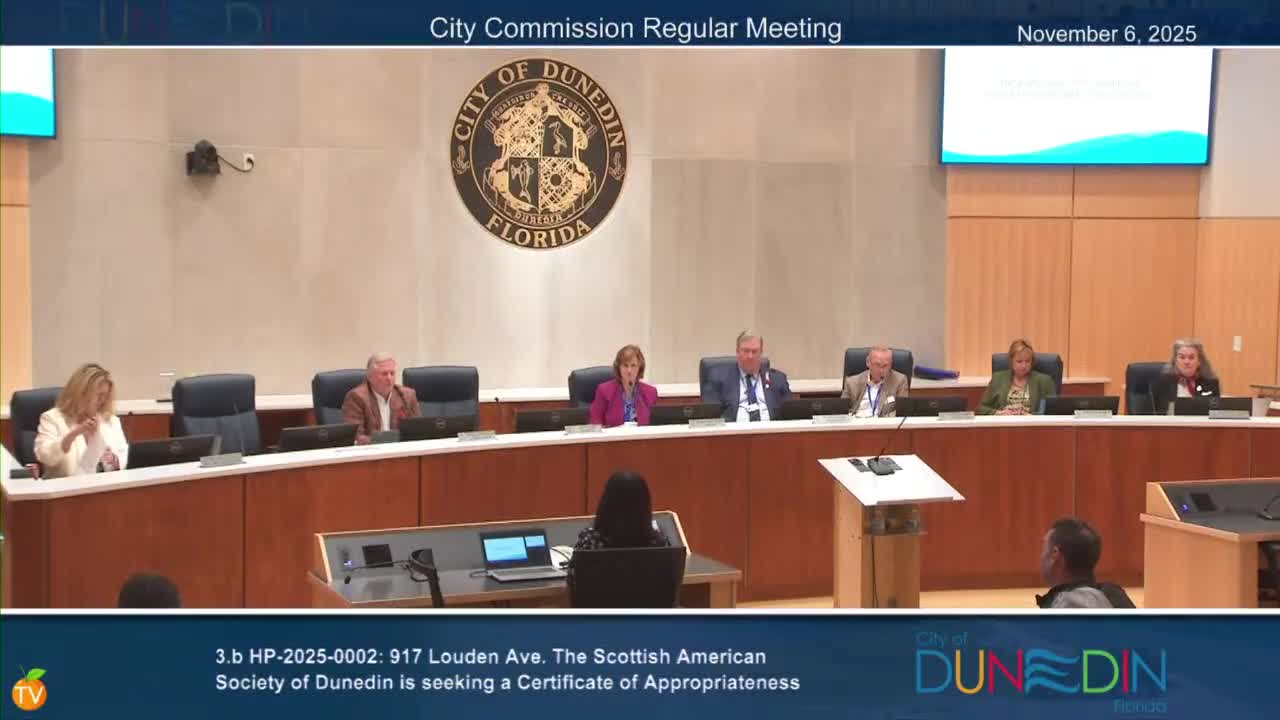 Commission approves Certificate of Appropriateness for Scottish American Society building at 917 Loudoun Ave.