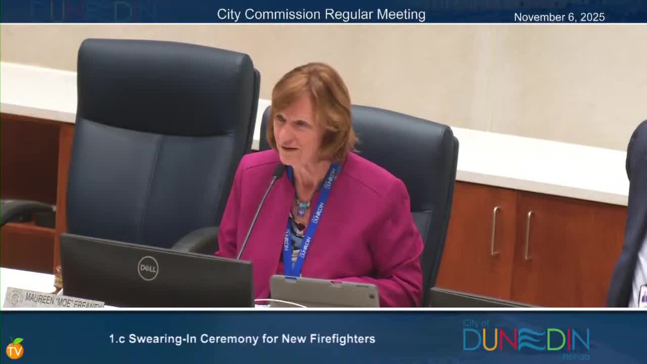 Dunedin swears in new firefighters, promotes leaders and awards two life-saving citations