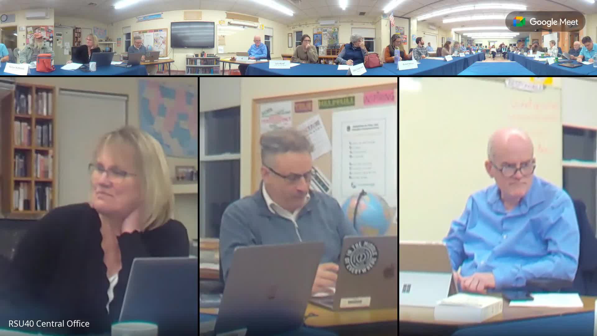 Business manager: RSU 40 submitted five state revolving‑renovation loan applications for asbestos, air‑ and water‑quality, ADA work