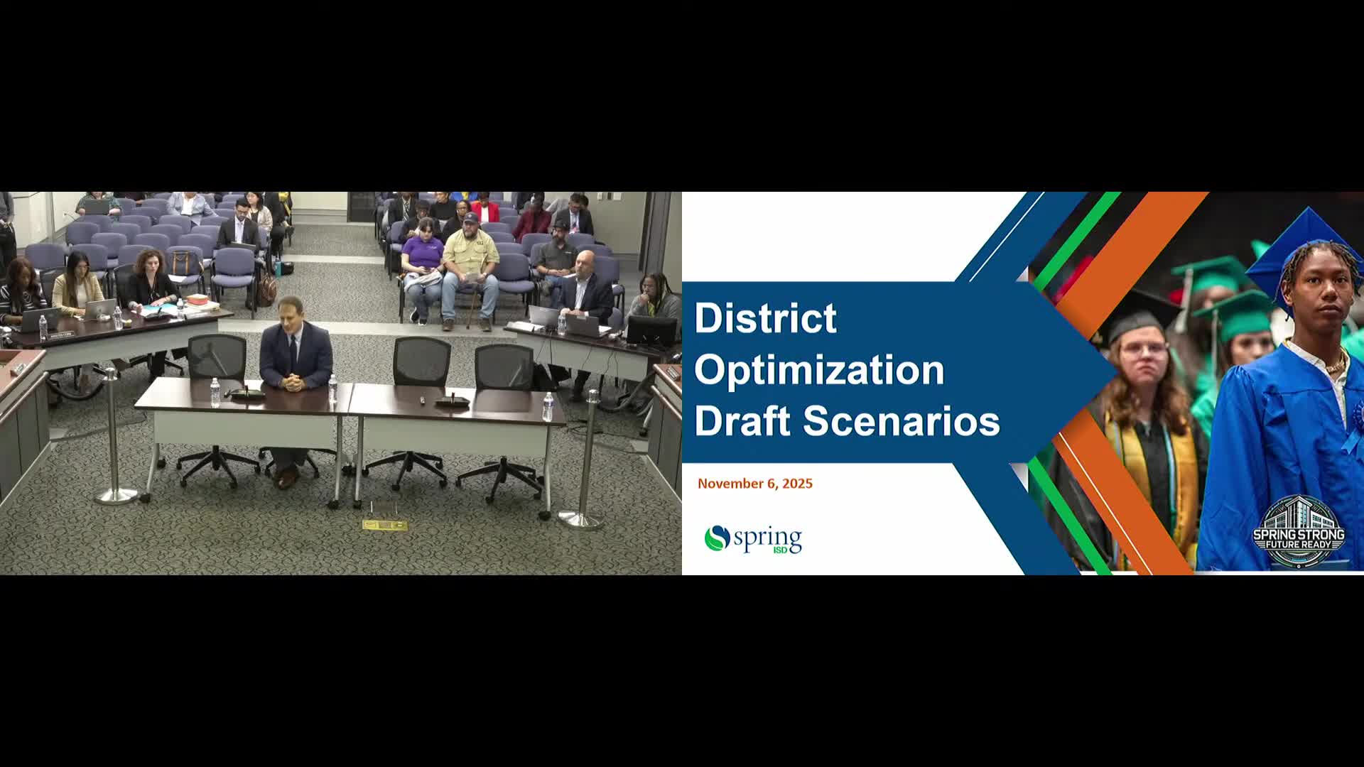 Spring ISD trustees review five optimization scenarios as consultants cite $13 million shortfall and falling enrollment