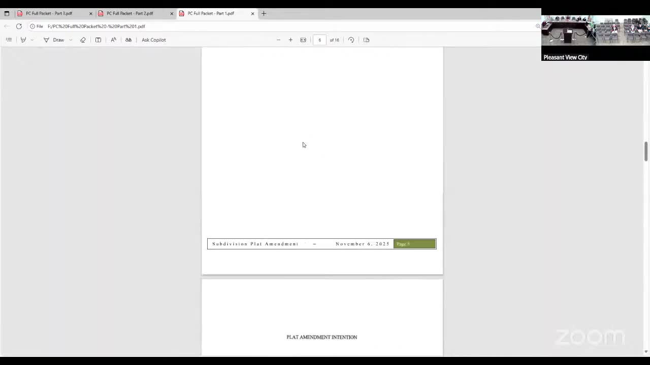 Planning commission approves Hart lot‑line amendment in Deercrest with engineer red‑lines