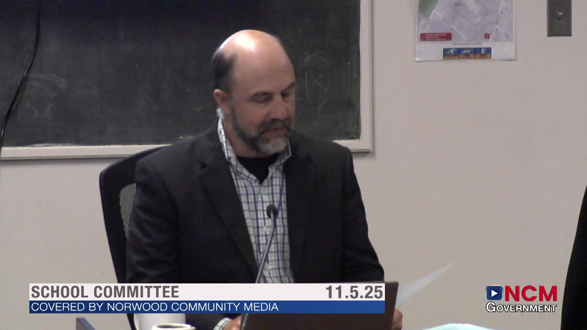 Norwood committee hears federal funding update; district says school meals and Medicaid reimbursements can weather shutdown