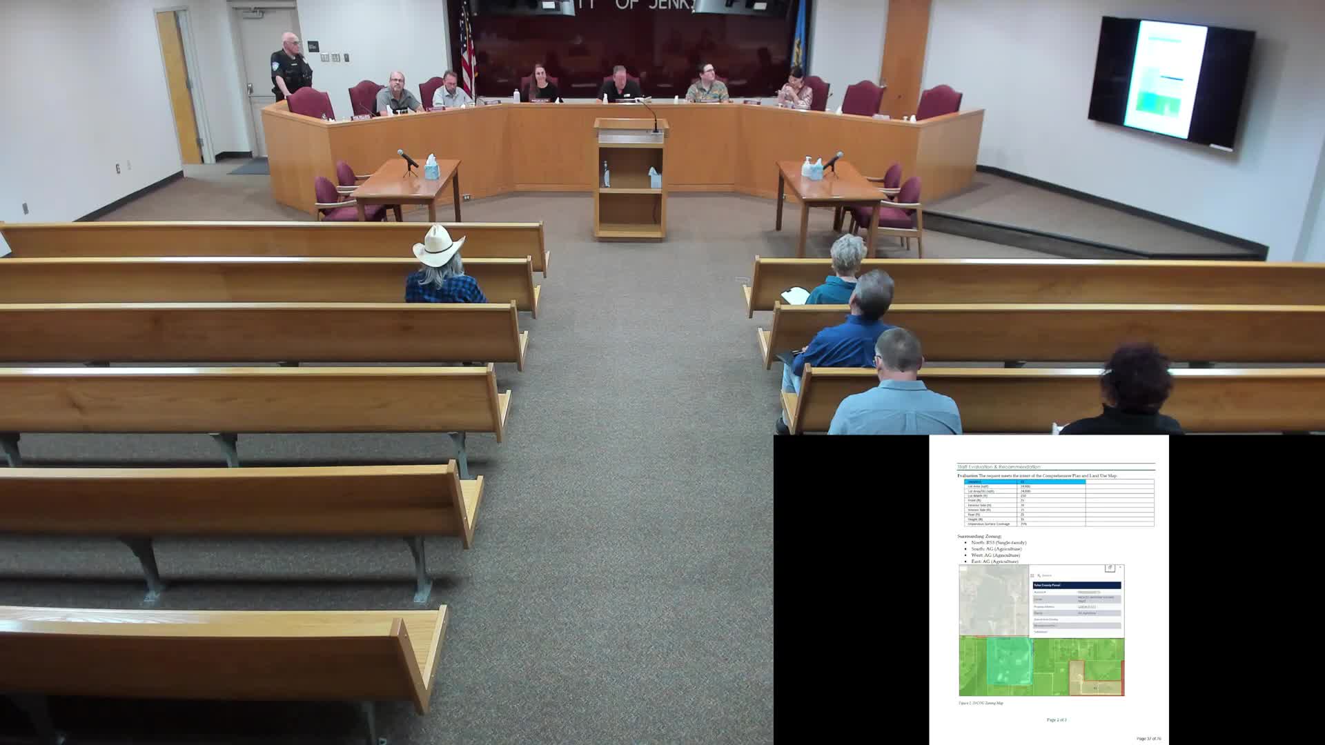 Jenks Planning Commission continues rezoning request for 2300 W. 91st Street after survey error flagged