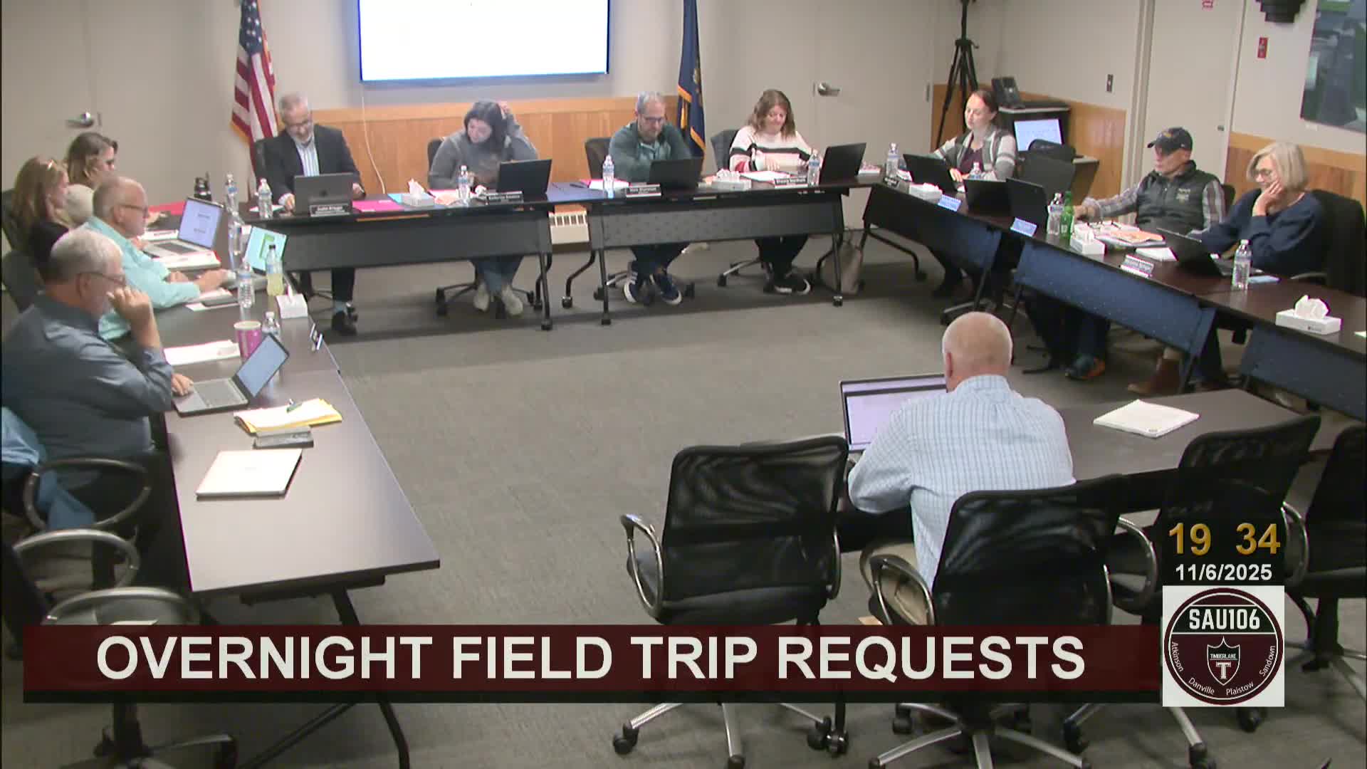 School board approves student council conference and Outdoor Adventure Club overnight hike