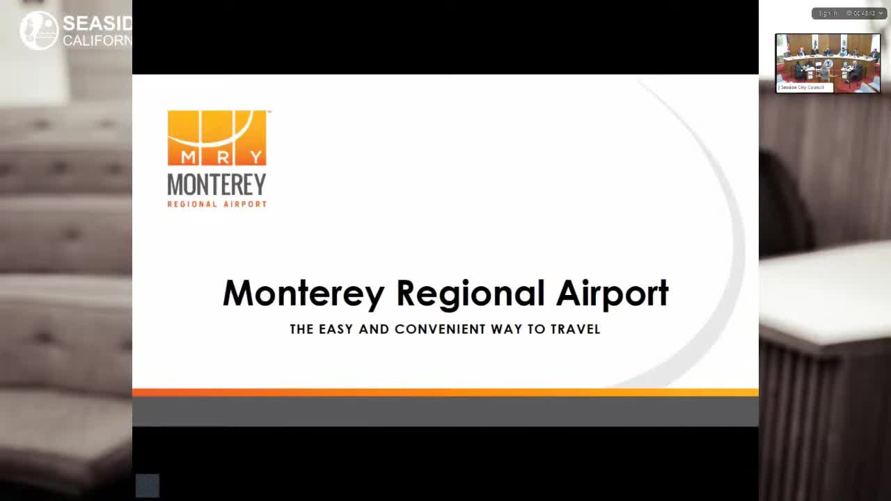 Monterey Regional Airport director outlines terminal replacement, new routes and $200M safety program