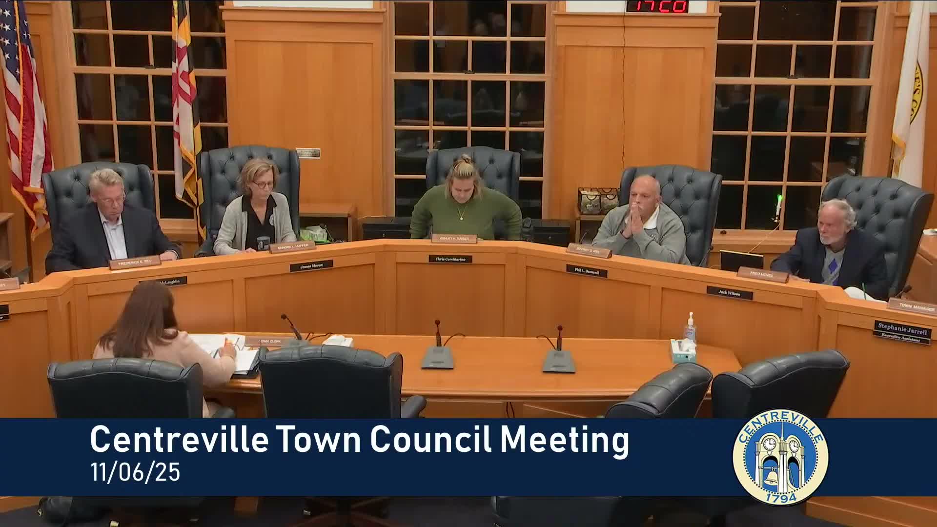 Centreville schedules public hearing for ethics‑code amendments