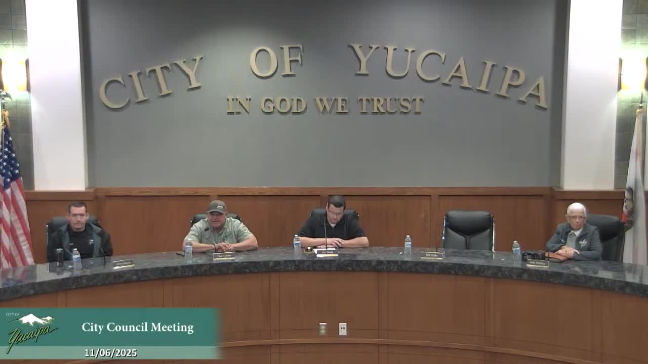 Yucaipa council to issue timeline on city manager search after public urges transparency and contract safeguards
