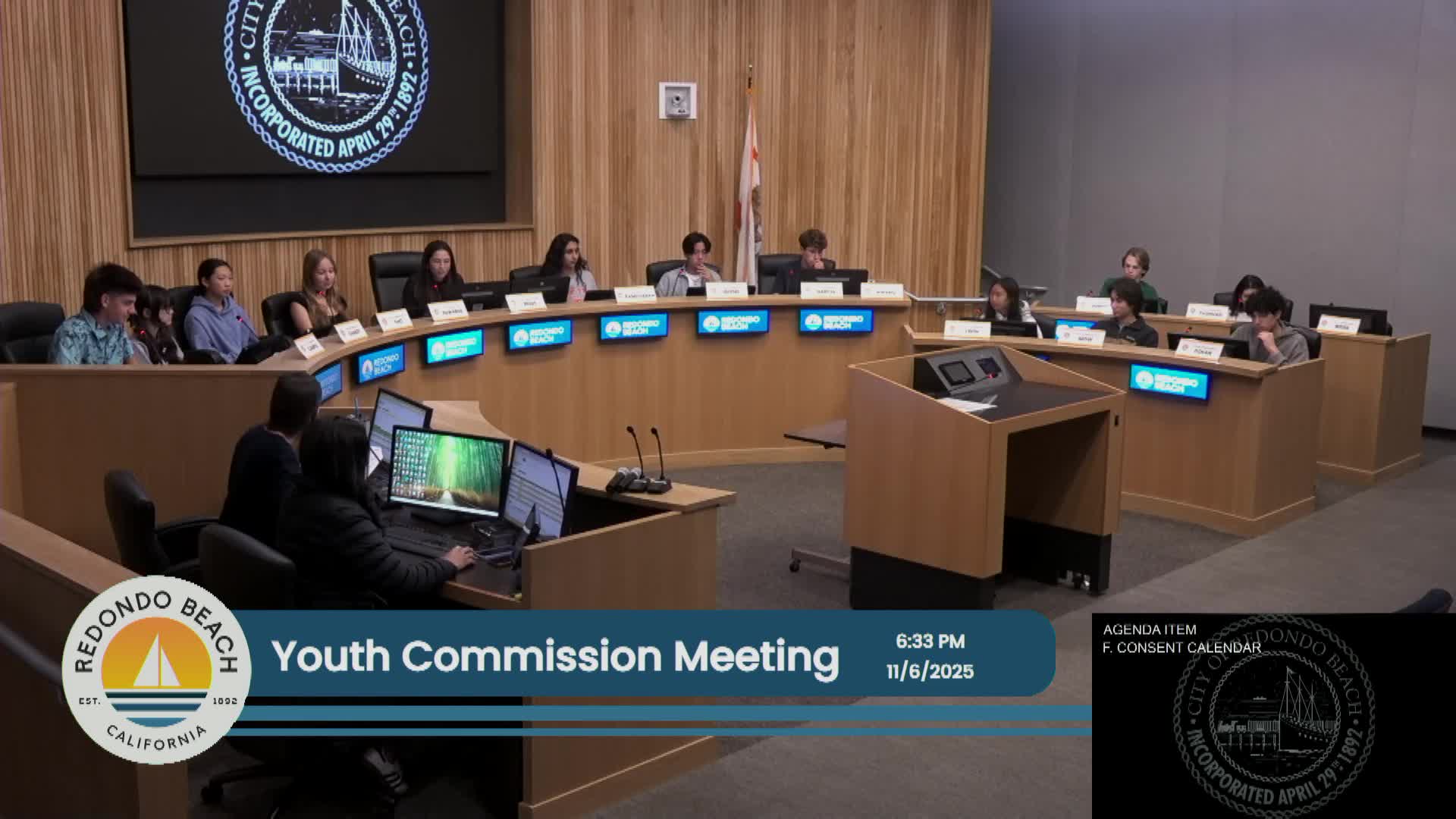 Redondo Beach Youth Commission makes e‑bike safety a top goal, continues communications and teen‑center subcommittees