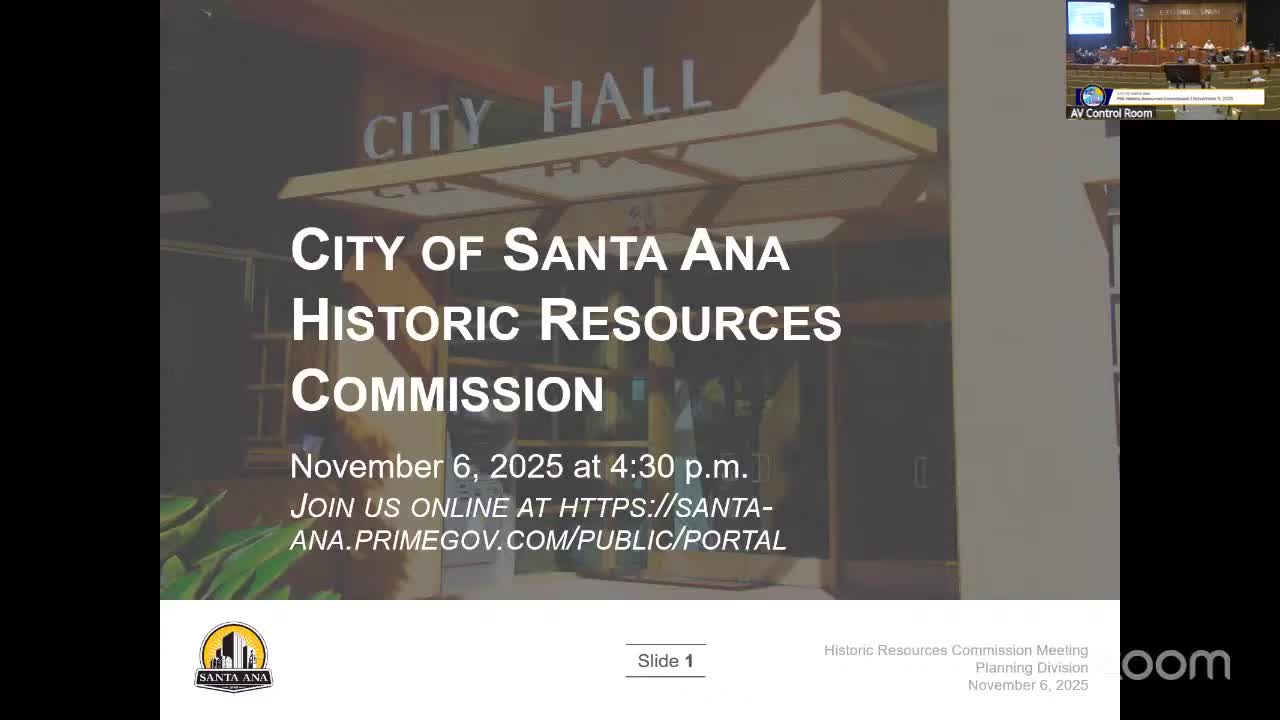 Santa Ana panel approves 2025 preservation awards after debate over vinyl windows