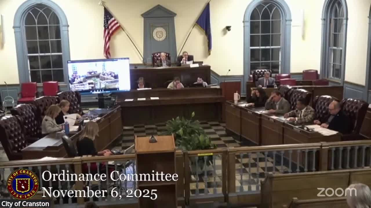 Council approves package of traffic and parking ordinance amendments, including ban on right‑turn on red at Cranston St.