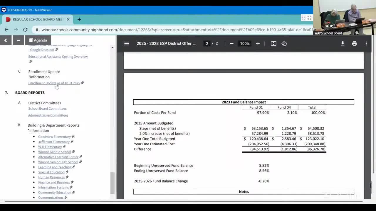 District reports stable October enrollment; homeschool filings account for reported uptick