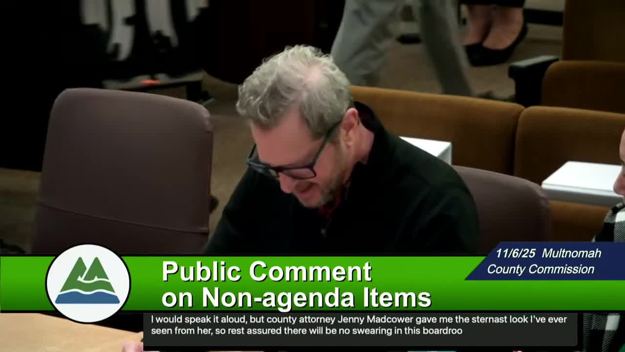 Union leaders and county employees press commissioners to address span-of-control and a consent-agenda promotion