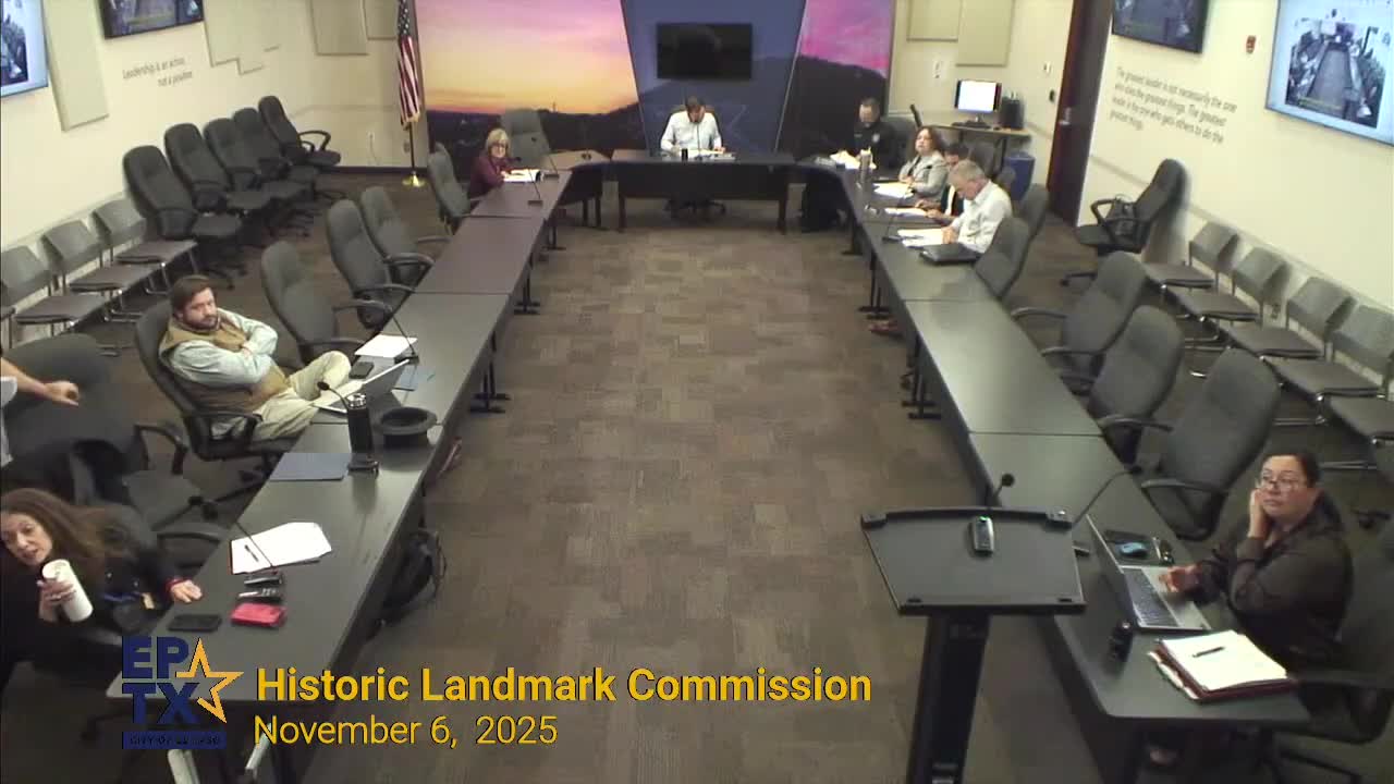 Commission orders paint removed from rock foundation at 215 W. Nevada Avenue