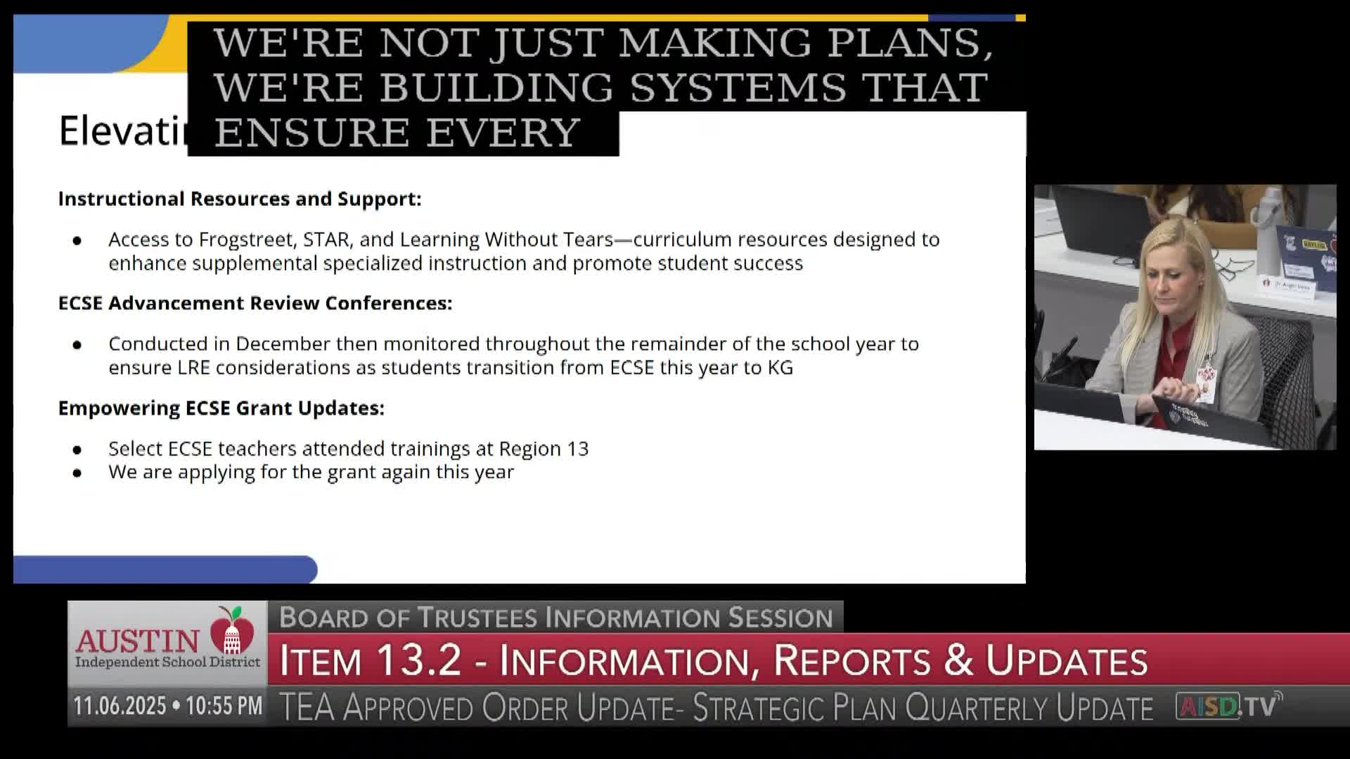 Austin ISD reports progress on special-education plan, large hiring push and expanded family engagement