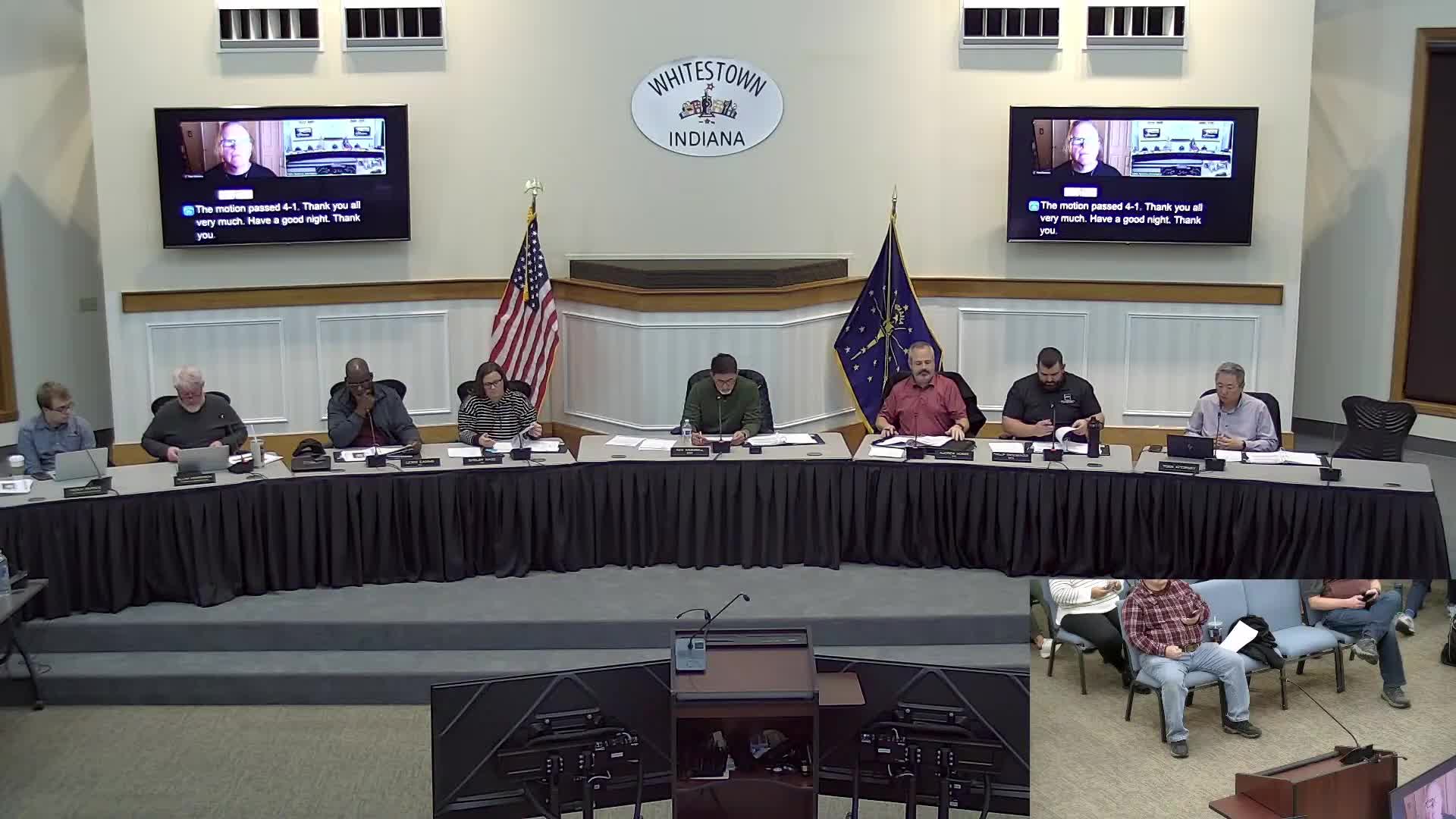 Whitestown BZA denies Citizens Energy chain-link fence variance after widespread neighborhood opposition