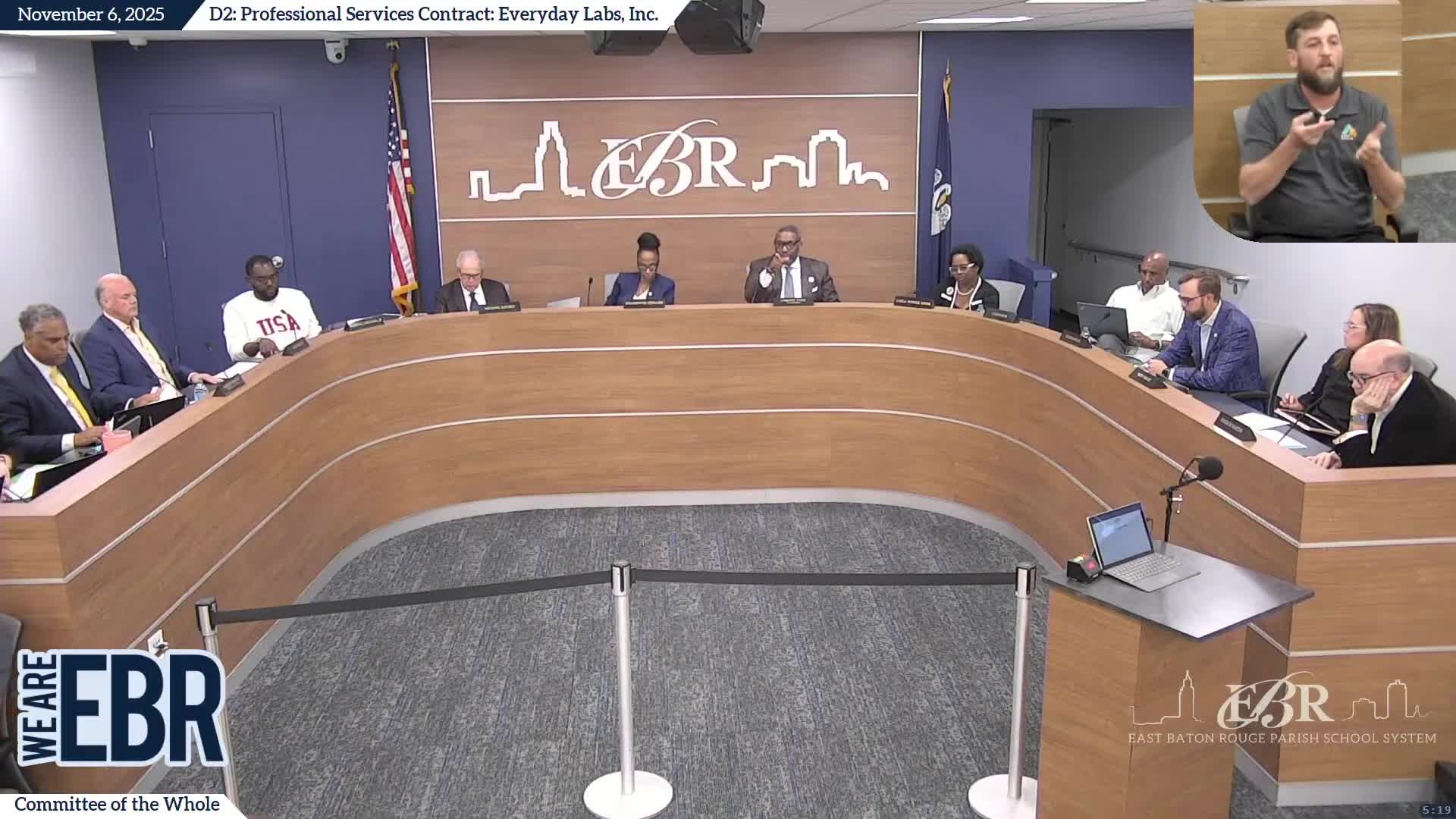 Board approves graduation venue rentals at Southern University and LSU; several members recuse