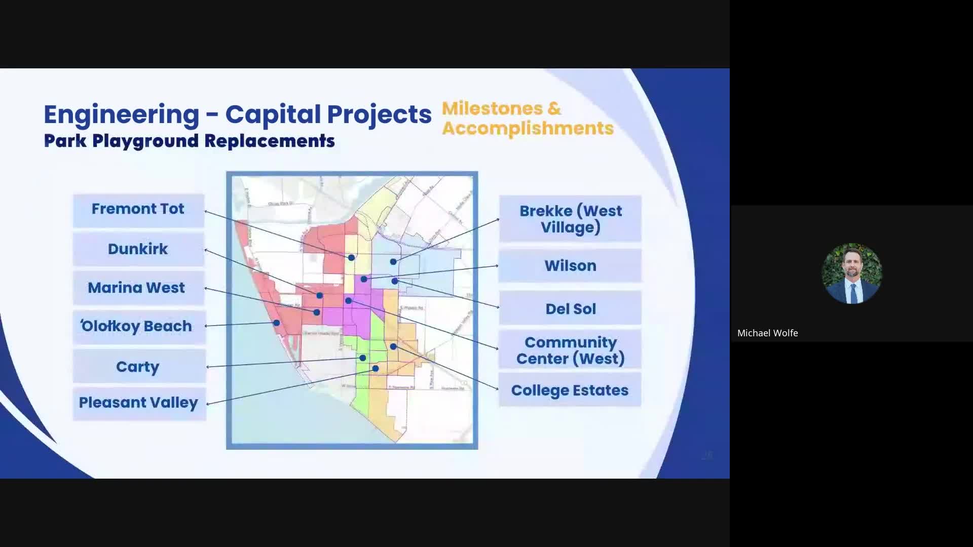 Oxnard highlights campus park, Dortley Park and other CIP projects; several large builds remain on hold