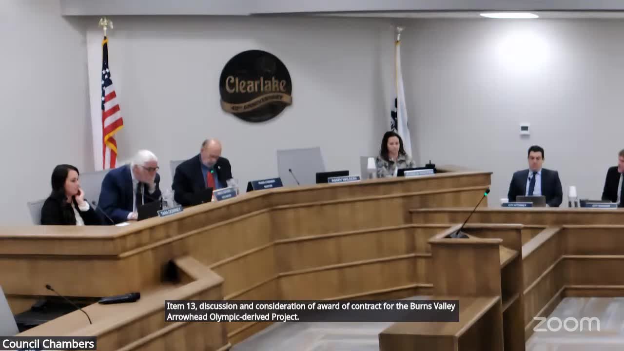 Clearlake delays award of Burns Valley/Olympic/Arrowhead repaving contract after tribal objections and litigation