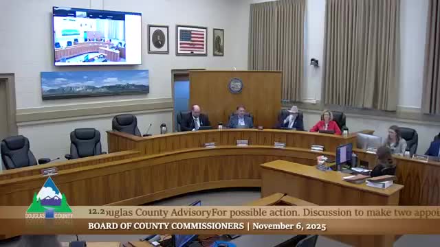 Douglas County appoints two to Advisory Board to Manage Wildlife; appointment of Patty Graff draws a 3-1 vote after disagreement