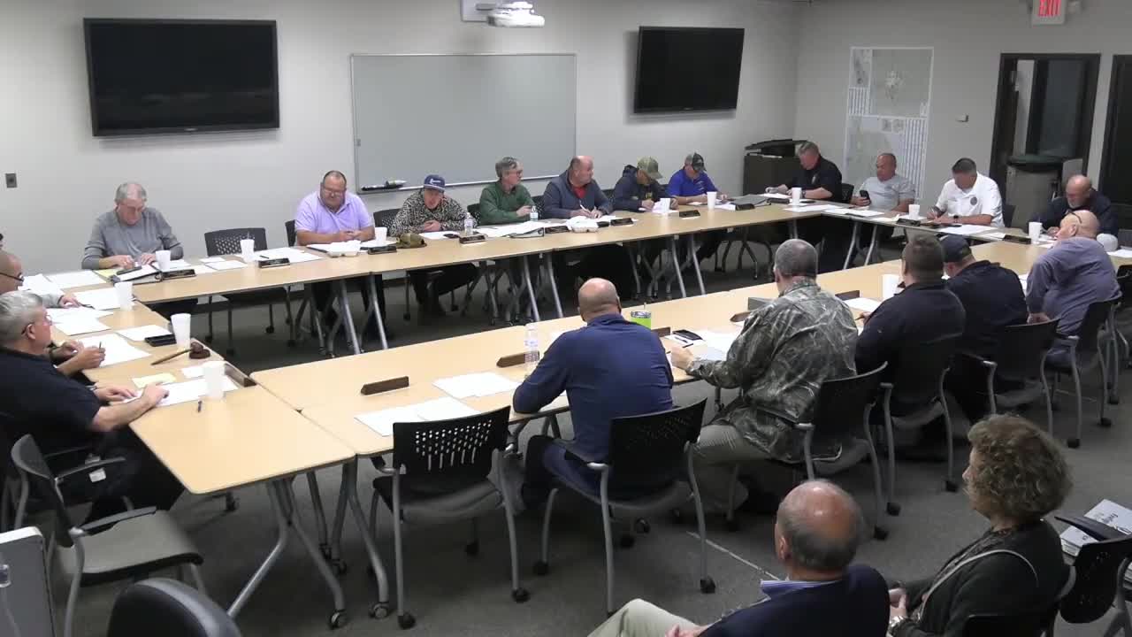 Commission hears progress updates on dispatch vendor, training, procurement and apparatus maintenance
