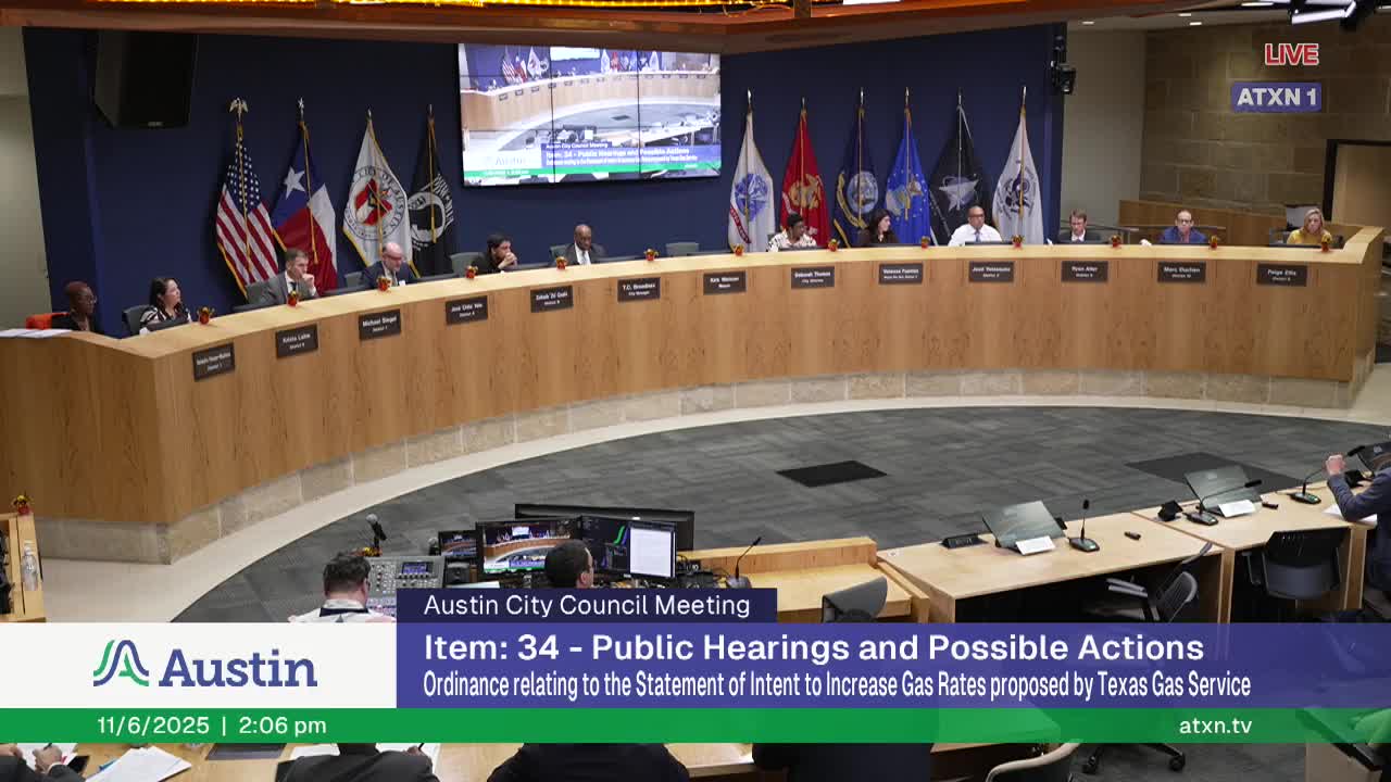 Council approves Texas Gas Service rate ordinance after staff recommended denial