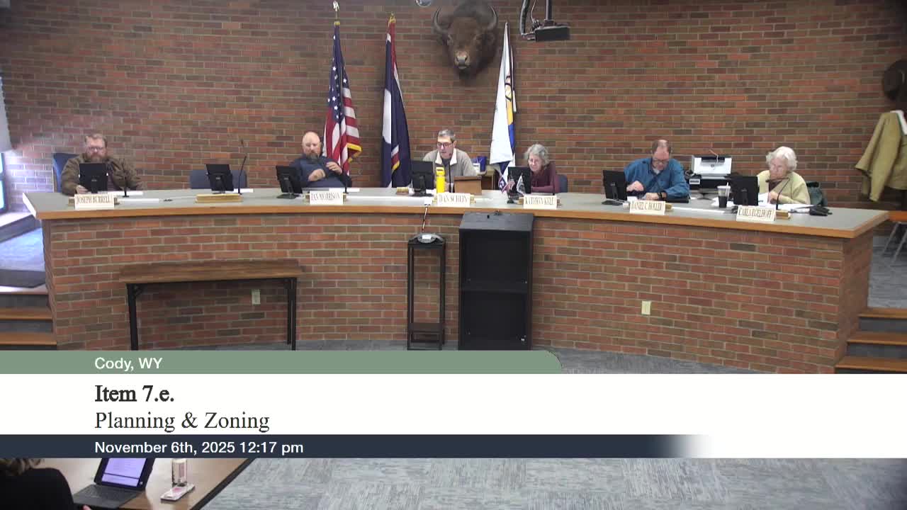 Board approves signage requests for Cody Life Church and King's Carpet