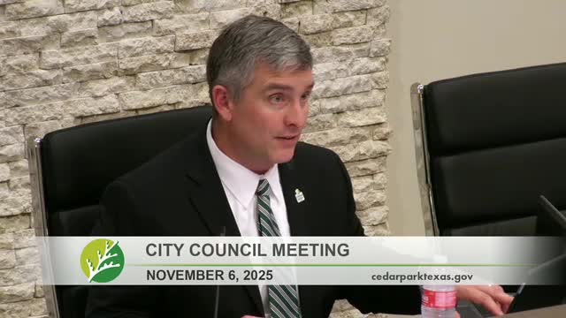 Public asks Cedar Park council to clarify former member's status after resignation; mayor says seat is vacant