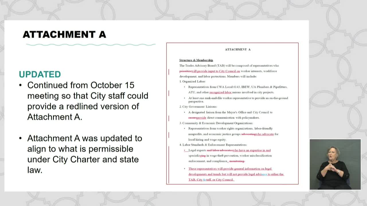 Council refers CCR to create commerce advisory council that would elevate worker voices