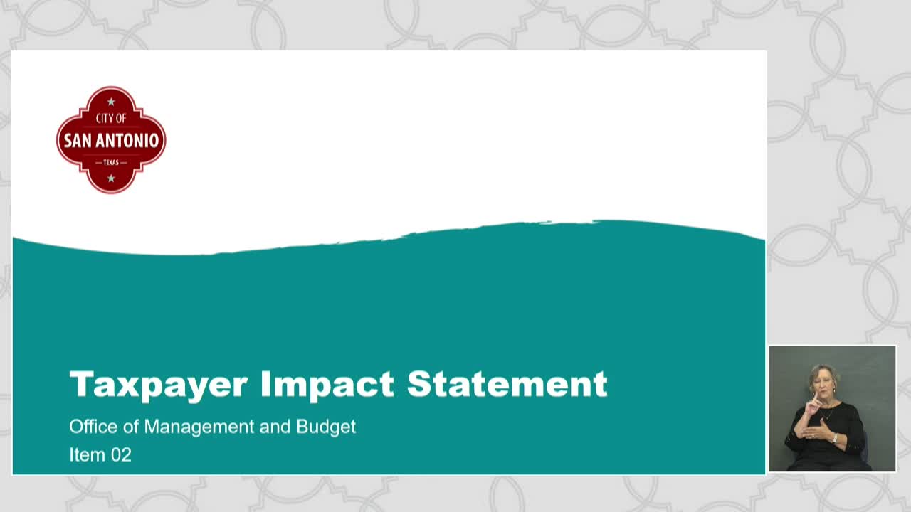 Governance committee sends taxpayer-impact statement proposal to B session after staff review