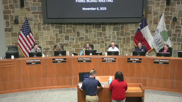 Parks Board forwards two new park names to council: Little Bluestem Park and Wyburn Farms Park