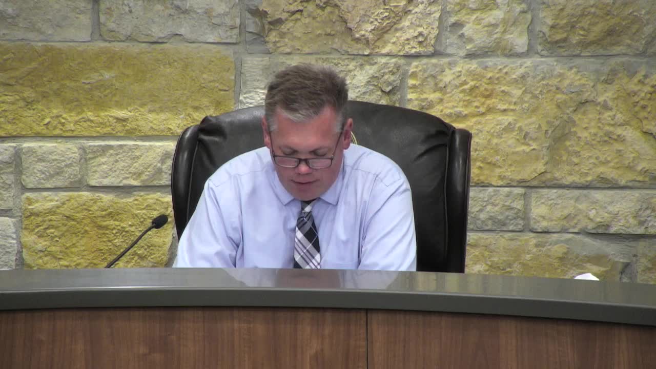 Council directs manager to seek agreement on scope of Titan exhibit for Williamson County ESD sales‑tax split