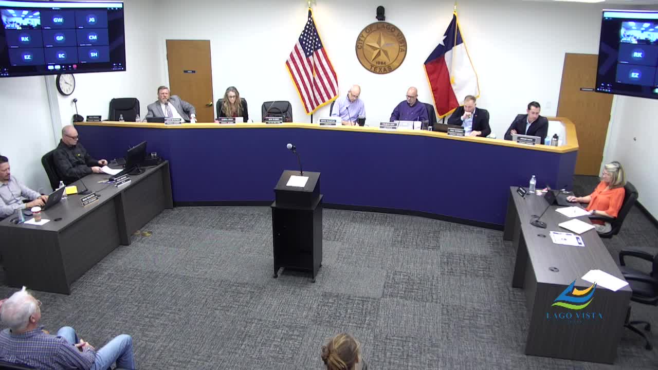 Lago Vista council delays action on DeSaron/Lake Travis parkland dedication amid legal, lien concerns