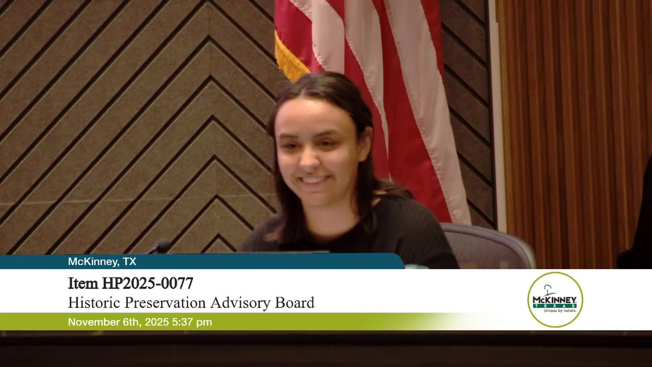 Historic board approves three Level‑2 HNIZ tax exemptions for North College and North Church properties