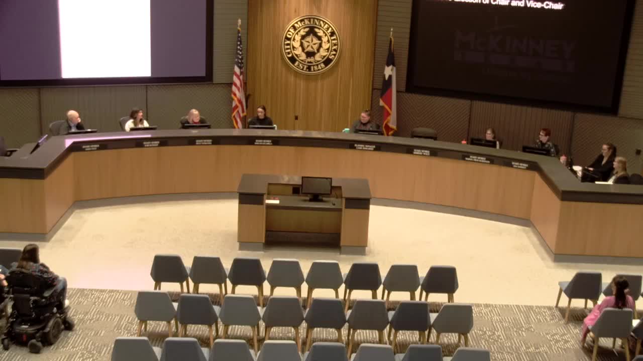 Tom Pence elected chair and Megan Escamilla elected vice chair of McKinney historic board