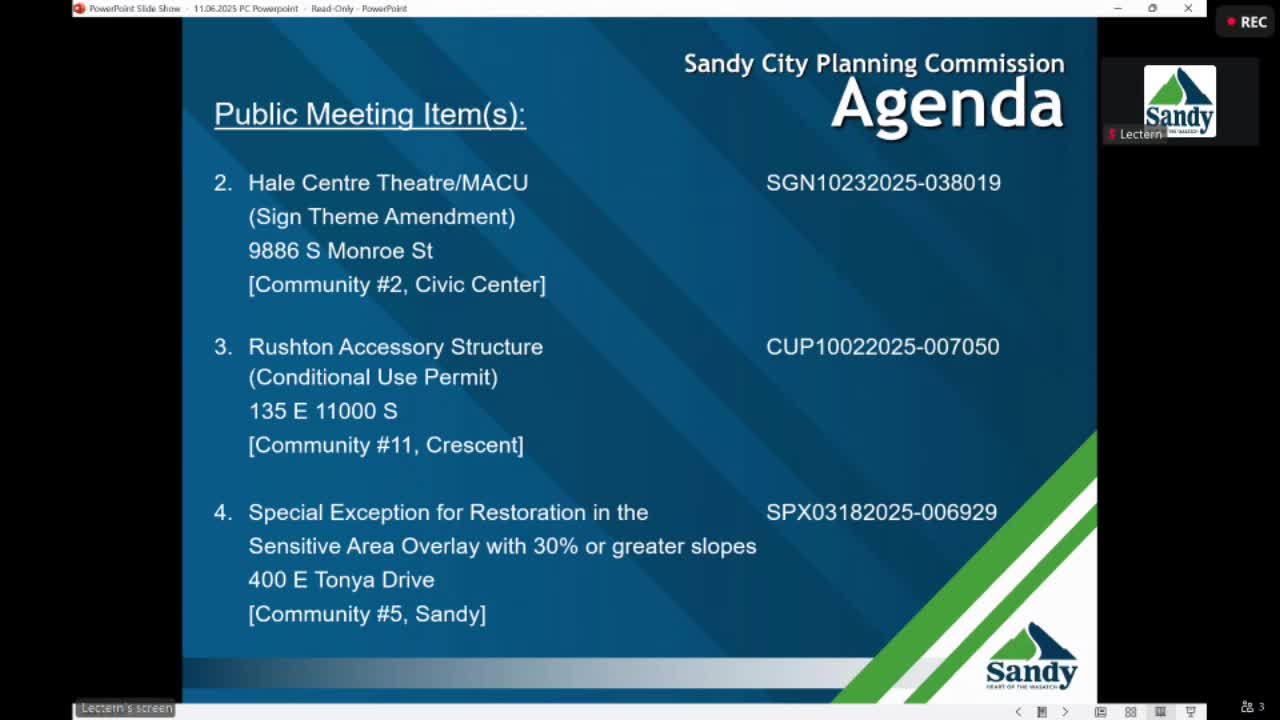 Planning commission approves four new signs for Hale Center Theater addition