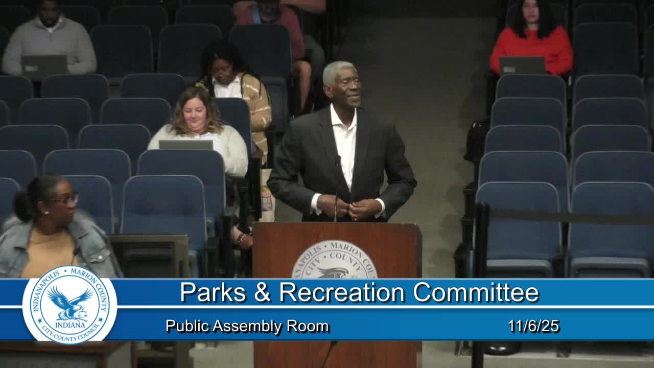 Council committee reappoints Joseph Winns to Indianapolis parks board