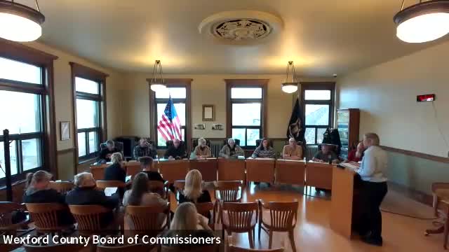 County officials report veterans‑services disruption after grant change; single PFAS reading found at fairground test well