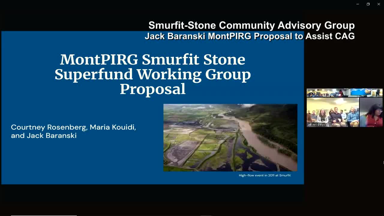 Student group proposes website, posters and film screening to boost public engagement on Smurfit Stone cleanup