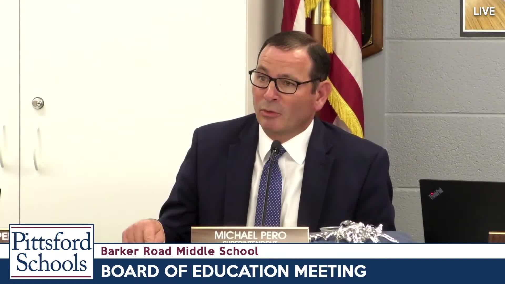 Pittsford superintendent announces retirement; district outlines March capital-project vote to fund roofs, HVAC and phased school cooling