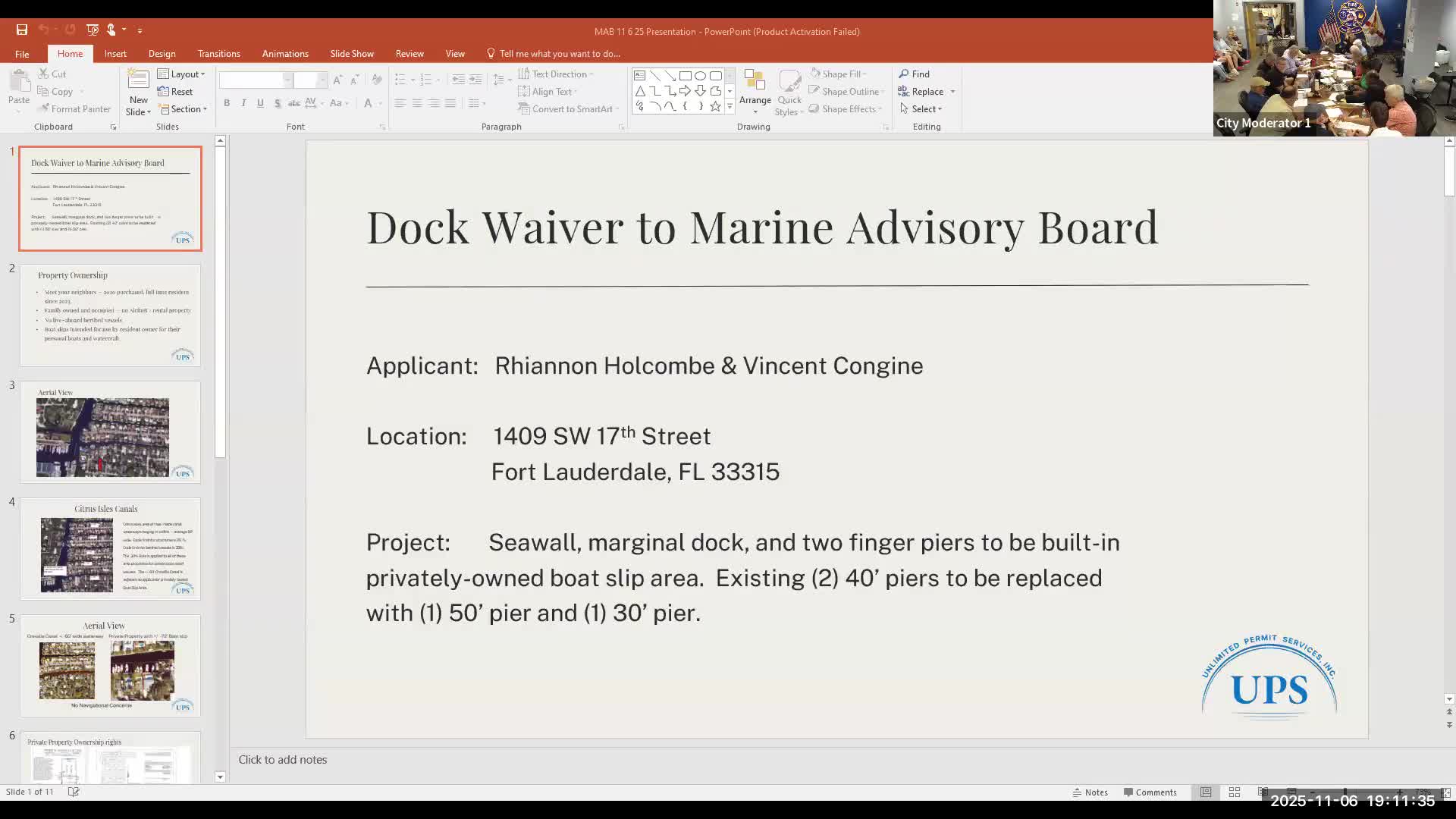 Marine board denies dock-waiver for 1409 SW 17th after neighbors and captains cite narrow canal