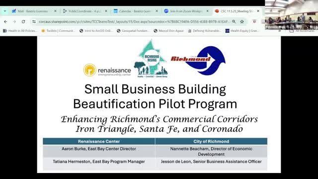 City presents $5 million small-business façade program and eligibility rules