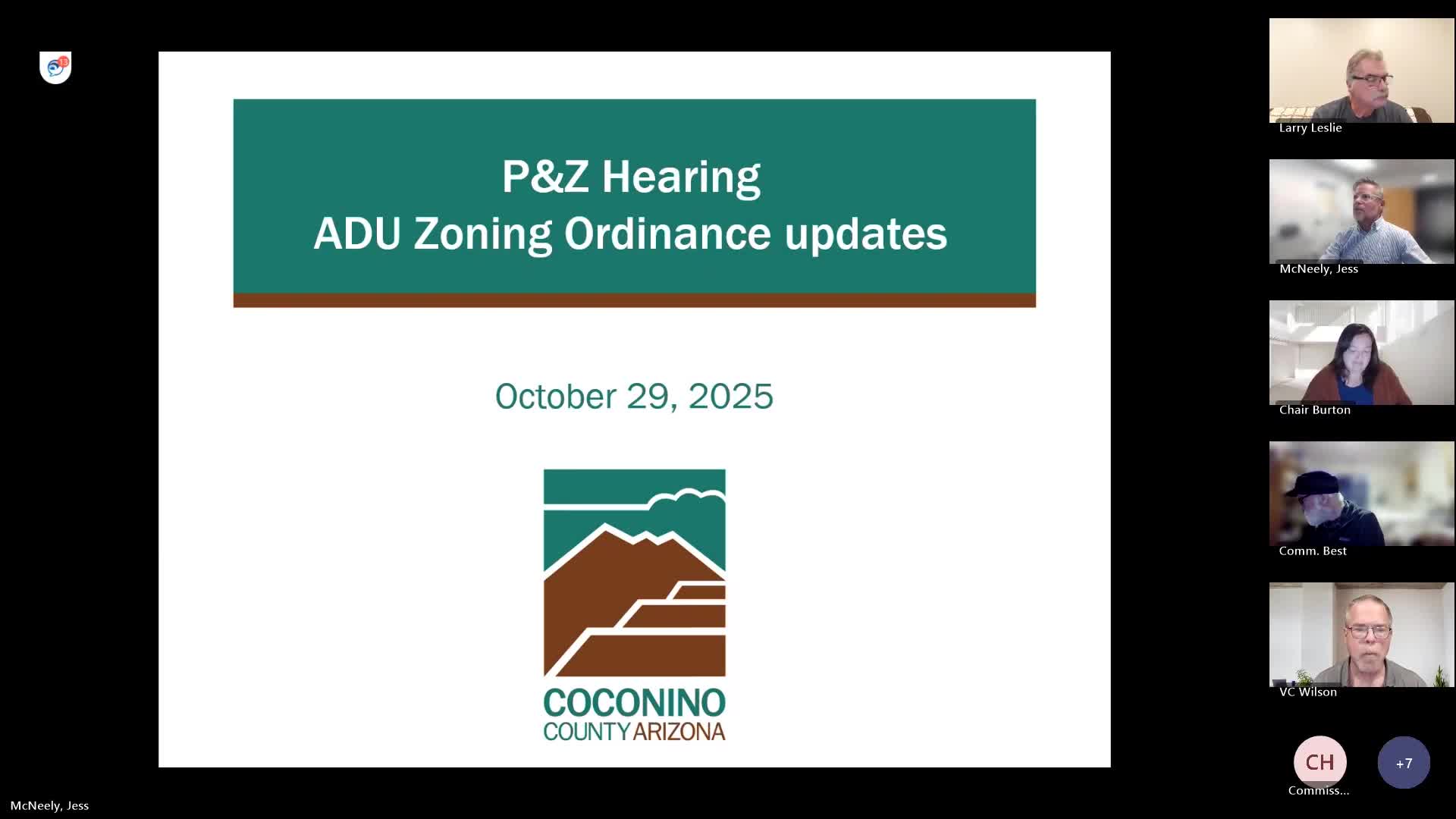 Commissioners forward ADU ordinance to supervisors with clarified deed‑restriction language