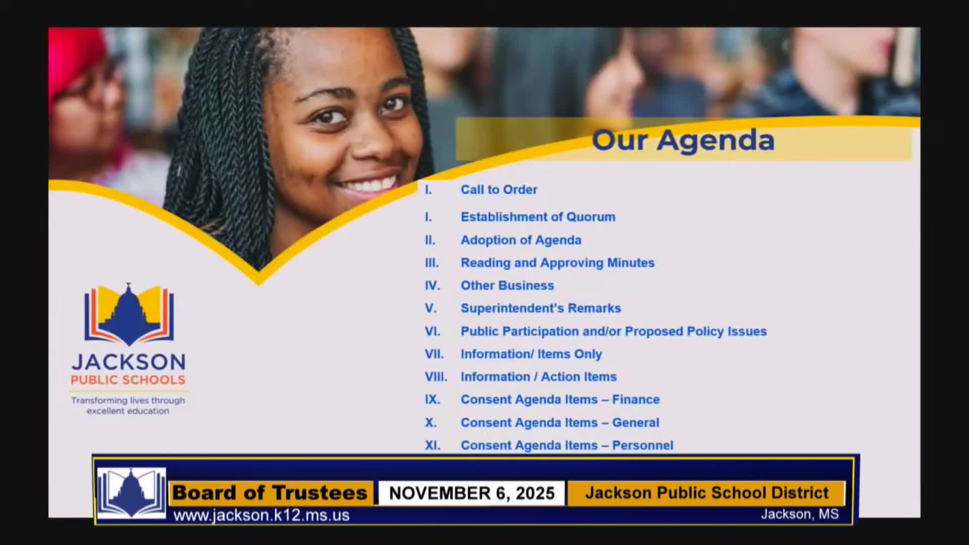 Votes at a glance: Jackson Public School District special meeting, Nov. 6, 2025