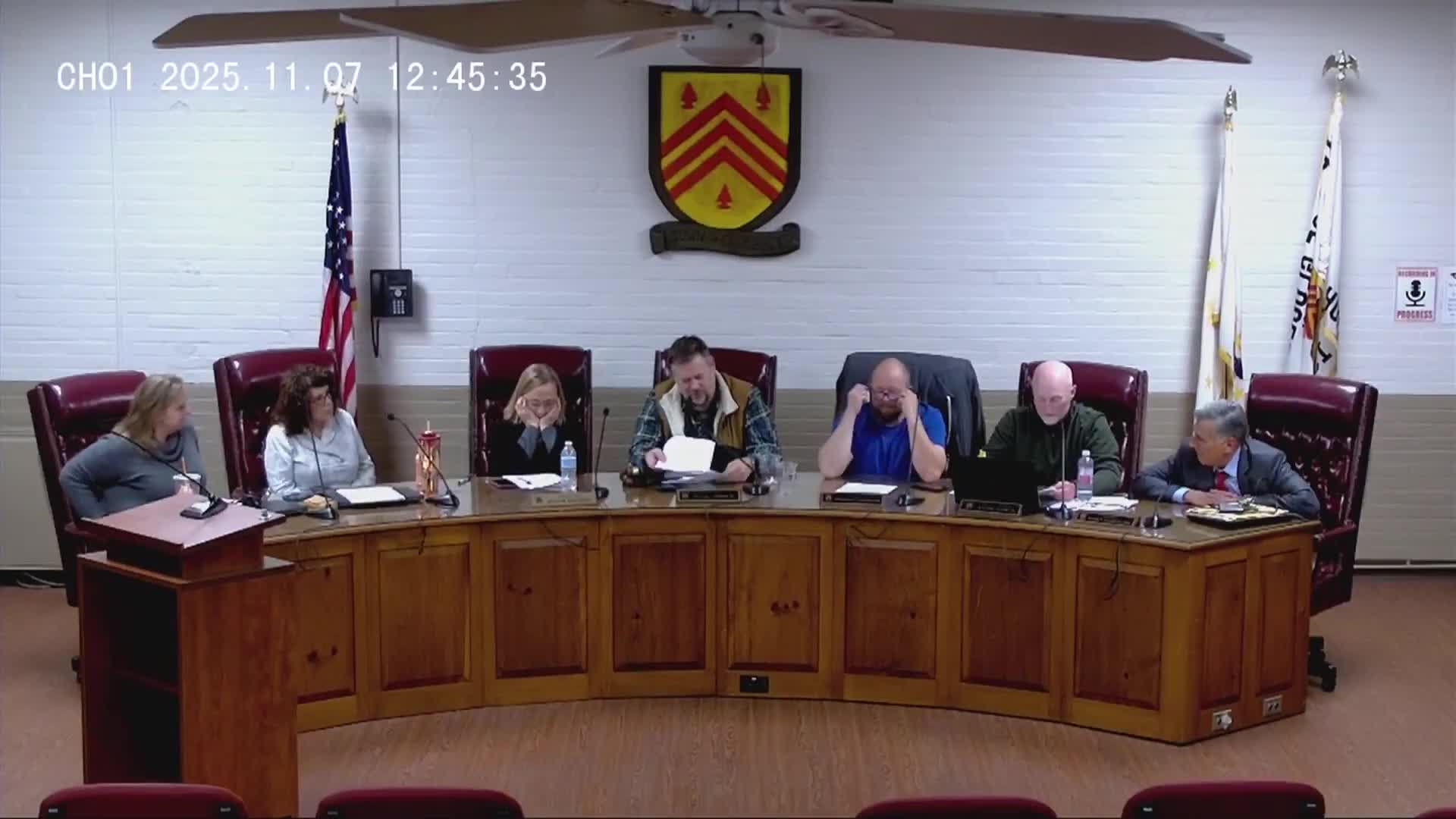 Glocester Council votes to seal closed-session minutes during opening roll call