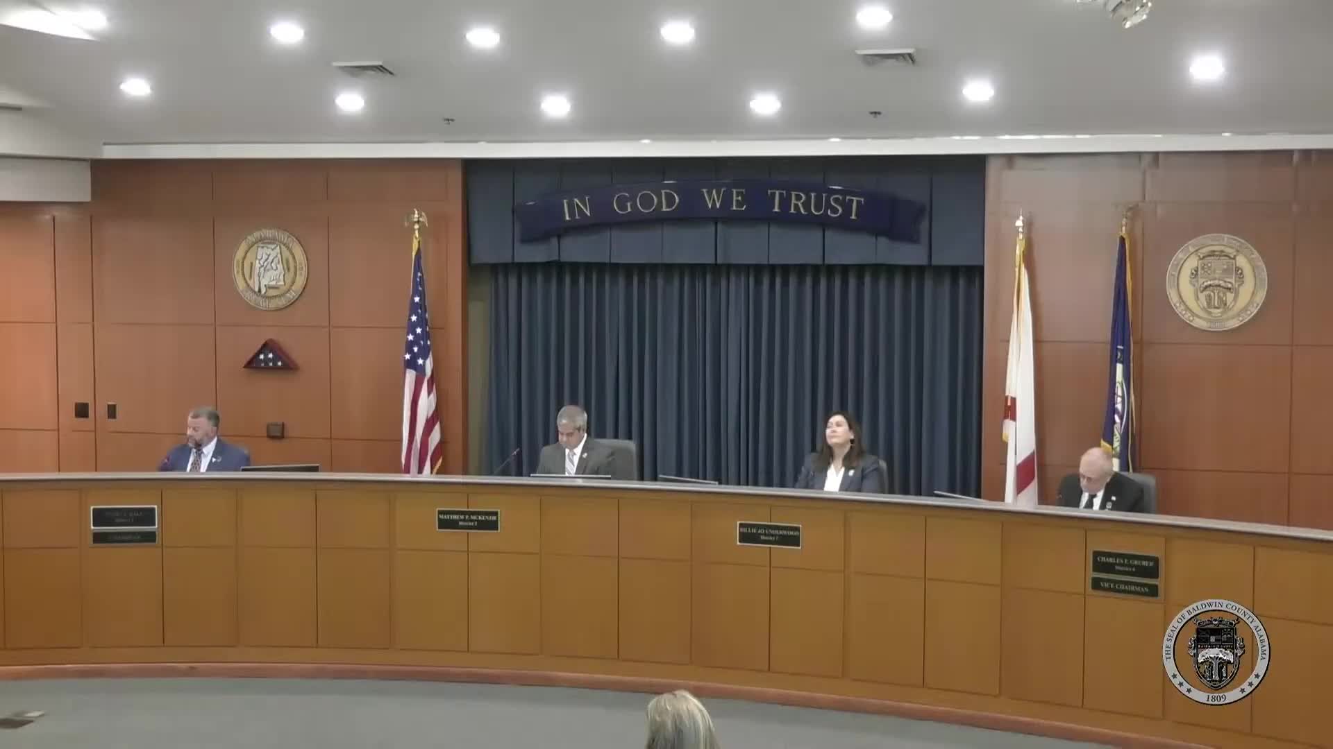 Commission approves Robertsdale intersection work under county "30‑cube" matching program